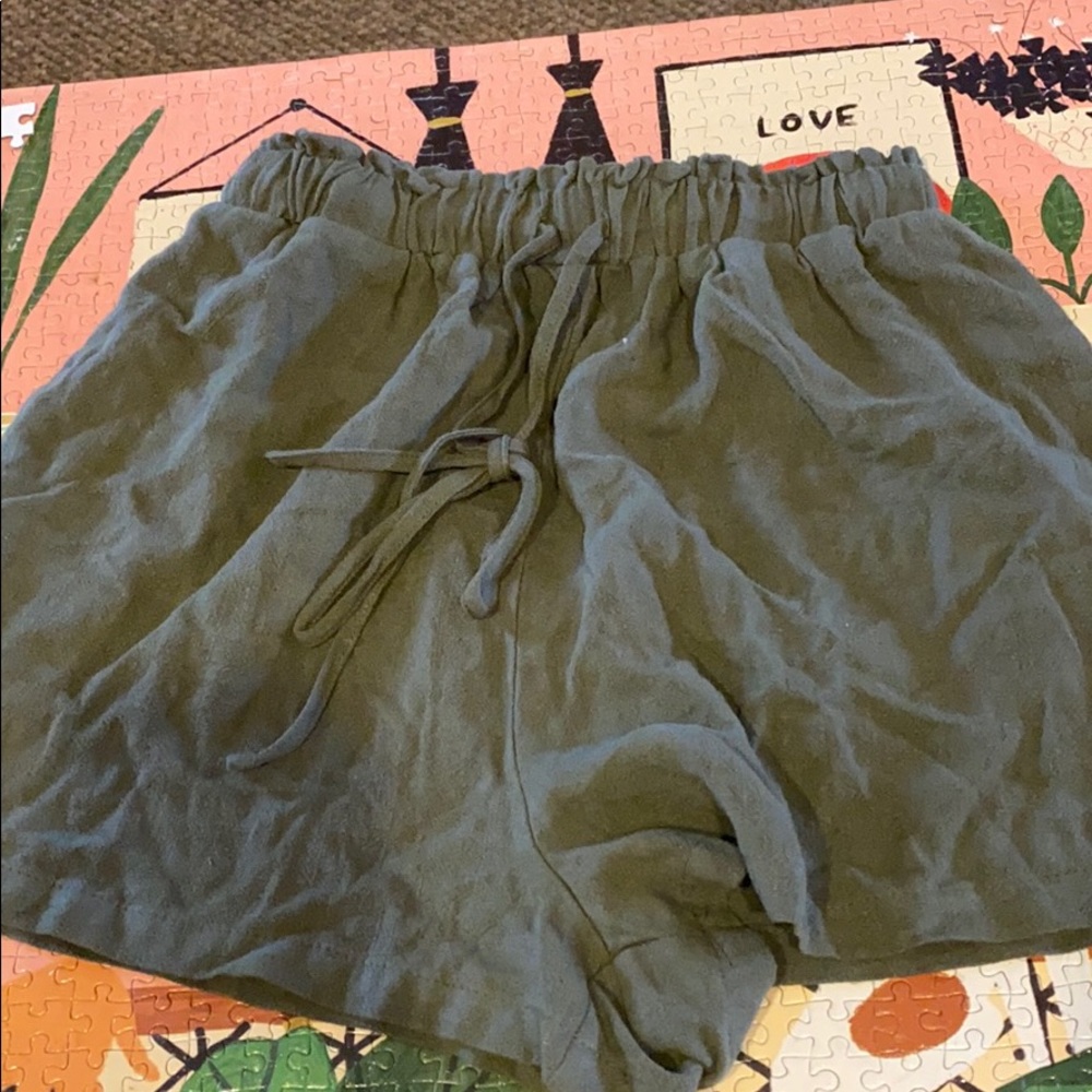 PRINCESS POLLY PAPER-BAG WAIST SHORTS